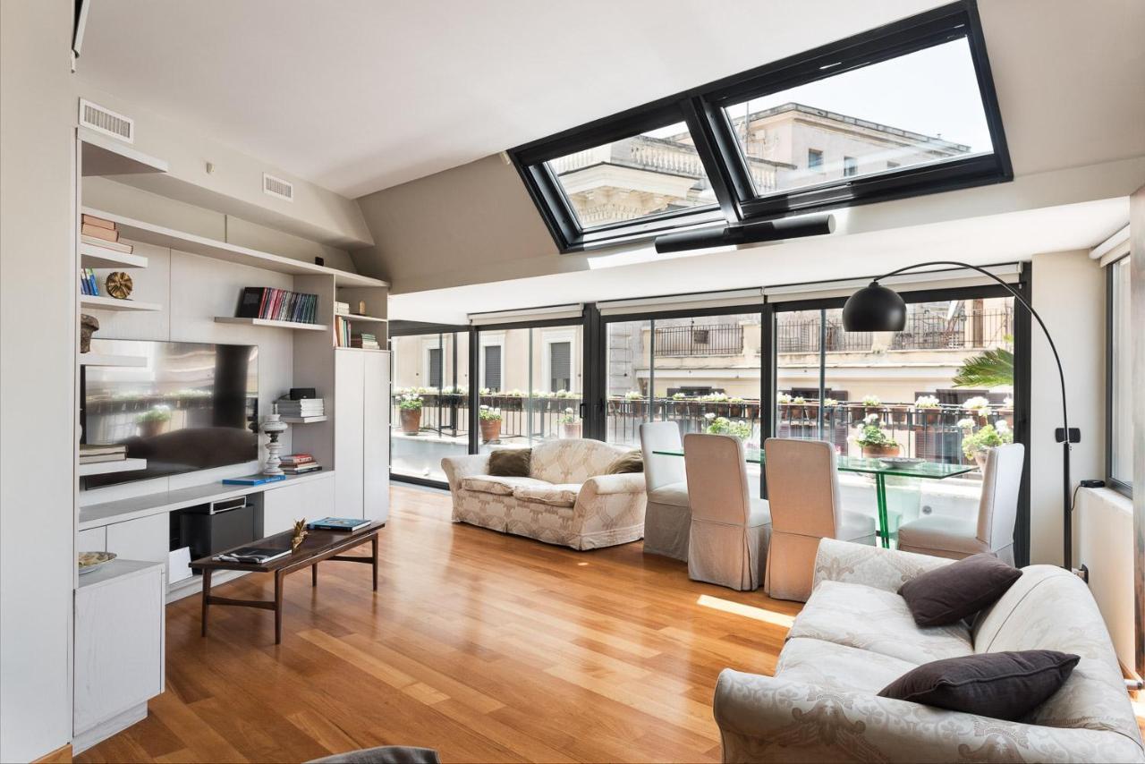 Ferienwohnung Idyllia - Penthouse In Navona Area Rom Exterior foto