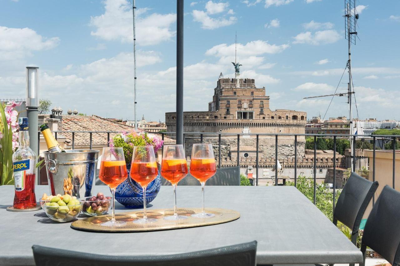 Ferienwohnung Idyllia - Penthouse In Navona Area Rom Exterior foto