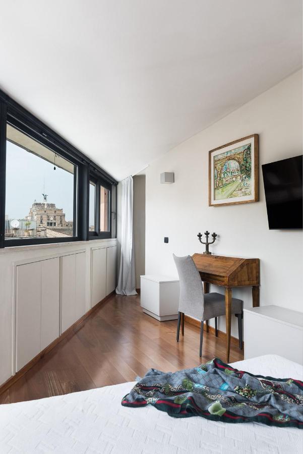 Ferienwohnung Idyllia - Penthouse In Navona Area Rom Exterior foto