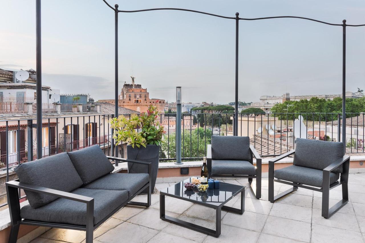 Ferienwohnung Idyllia - Penthouse In Navona Area Rom Exterior foto