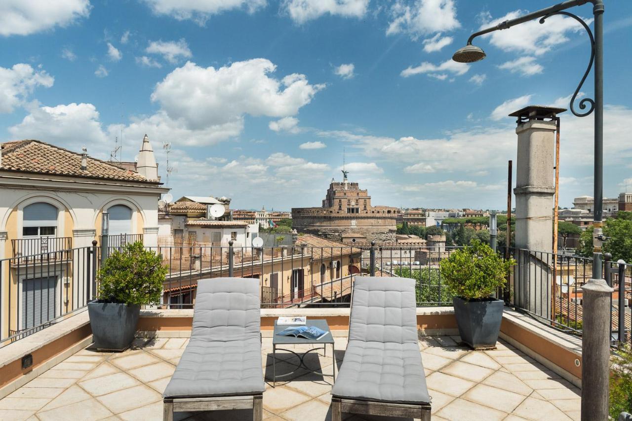 Ferienwohnung Idyllia - Penthouse In Navona Area Rom Exterior foto