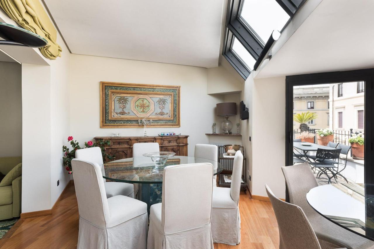 Ferienwohnung Idyllia - Penthouse In Navona Area Rom Exterior foto