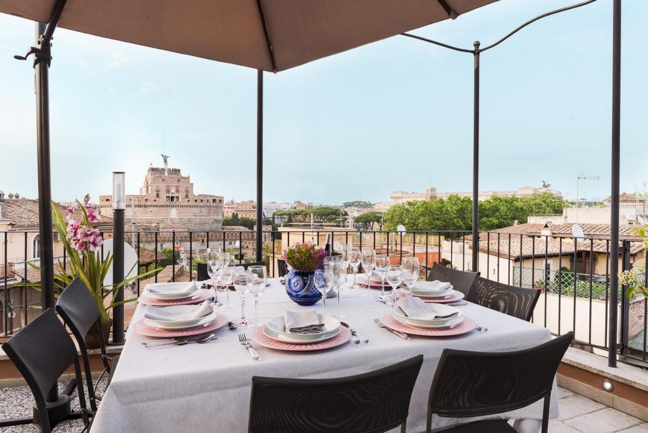 Ferienwohnung Idyllia - Penthouse In Navona Area Rom Exterior foto
