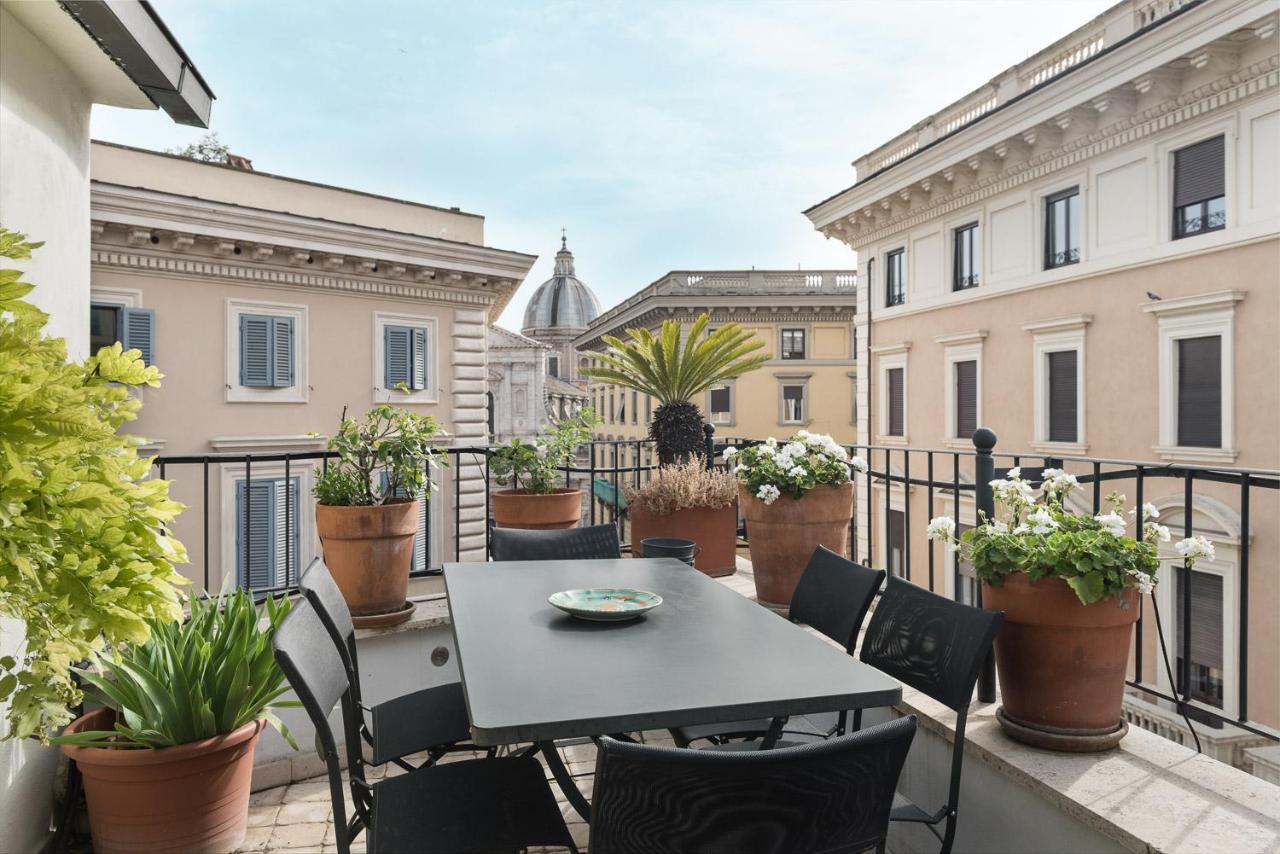 Ferienwohnung Idyllia - Penthouse In Navona Area Rom Exterior foto