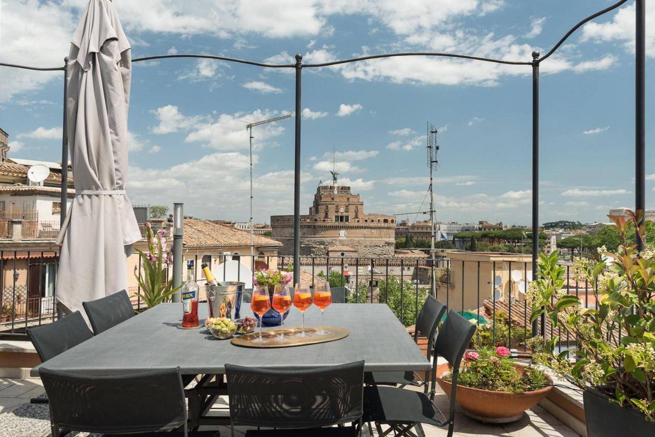 Ferienwohnung Idyllia - Penthouse In Navona Area Rom Exterior foto